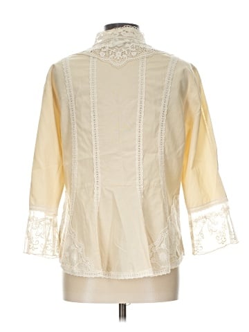 Coldwater Creek 3/4 Sleeve Silk Top (view 2)