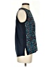 Athleta 100% Polyester Teal Sleeveless Top Size XS - photo 4