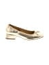 Forever 21 Metallic Gold Heels Size 6 1/2 - photo 1