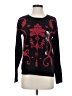 Kensie Graphic Black Pullover Sweater Size XS - photo 1