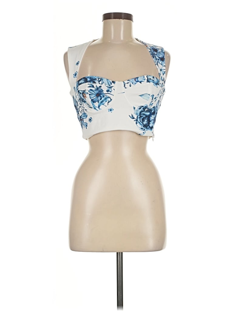 Pre-owned Peppermayo Sleeveless Blouse In Ivory