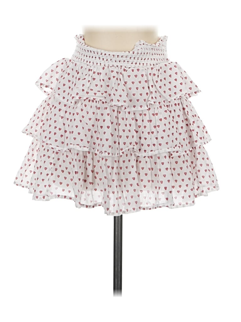 Pre-owned Roller Rabbit Casual Skirt In White