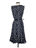 Talbots Polka Dots Blue Casual Dress Size 4 Petite - photo 2