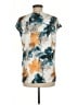 Unbranded Floral Teal Sleeveless T-Shirt Size M - photo 2
