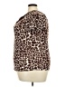 Kim Rogers 100% Polyester Animal Print Brown Short Sleeve Blouse Size 2X - photo 5