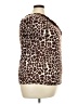 Kim Rogers 100% Polyester Animal Print Brown Short Sleeve Blouse Size 2X - photo 4