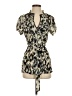 Studio 1940 100% Polyester Animal Print Tan Short Sleeve Blouse Size S - photo 1