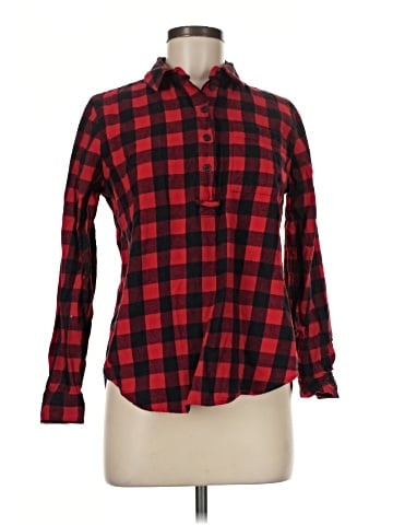 Madewell Flannel Popover Shirt in Buffalo Check (view 1)