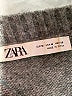 Zara Solid Gray Pullover Sweater Size M - photo 4