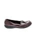 Clarks Burgundy Flats Size 9 1/2 - photo 1