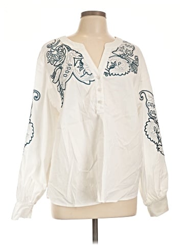 Chico's Long Sleeve Blouse (view 1)