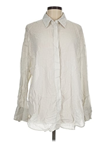 Zara Long Sleeve Button-Down Shirt (view 1)