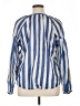 DR2 100% Cotton Blue Long Sleeve Blouse Size XL - photo 2