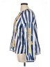 DR2 100% Cotton Blue Long Sleeve Blouse Size XL - photo 5