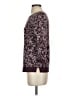 Ann Taylor LOFT Outlet Paisley Burgundy Pullover Sweater Size XS - photo 5