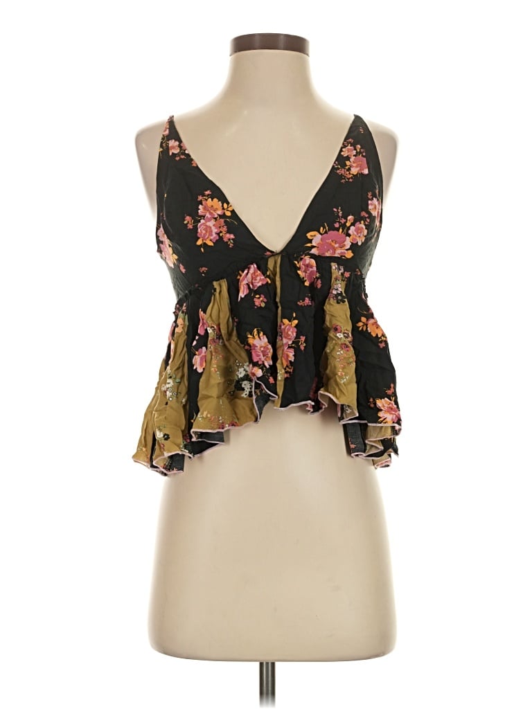 Pre-owned Yfb Sleeveless Blouse In Black