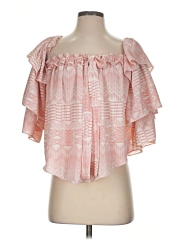 MISA Los Angeles Short Sleeve Blouse (view 1)
