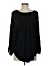 Free People 100% Rayon Black Long Sleeve Blouse Size M - photo 2