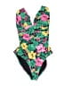 Old Navy Floral Green One Piece Swimsuit Size L - photo 1