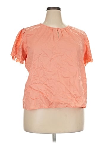 Liz Claiborne Short Sleeve Blouse (view 1)