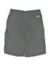 Columbia 100% Nylon Solid Gray Cargo Shorts Size 10 - 12 - photo 2