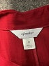 Cj Banks 100% Cotton Solid Red Jacket Size 2X - photo 6