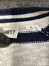 Gap 100% Cotton Stripes White Pullover Sweater Size M - photo 7