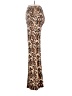 ShoSho Animal Print Brown Casual Pants Size M - photo 5
