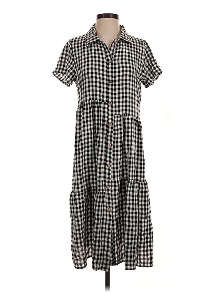 Pre-owned Ecowish Casual Dress In Gray