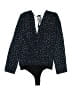 BCBGeneration 100% Polyester Polka Dots Black Long Sleeve Blouse Size S - photo 2