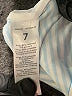 Carter's Stripes Blue Two Piece Swimsuit Size 7 - photo 4
