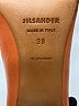 Jil Sander 100% Leather Color Block Orange Heels Size EU 38 - photo 3