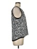 Halogen 100% Polyester Silver Sleeveless Blouse Size M - photo 4