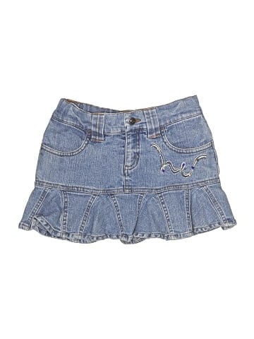 JK Indigo Denim Skirt (view 1)