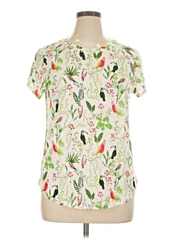 Ann Taylor LOFT Short Sleeve T-Shirt (view 1)