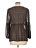 Max Studio Brown Long Sleeve Blouse Size L - photo 2