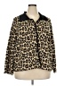 Rafaella Animal Print Tan Cardigan Size 3X - photo 1