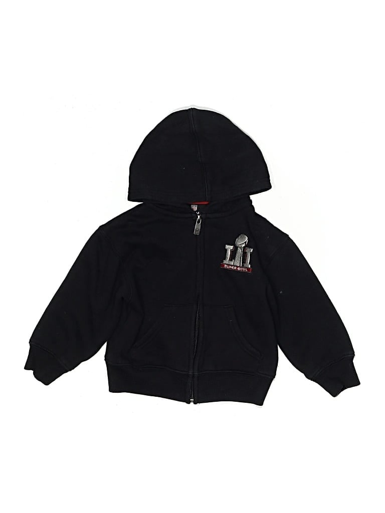 Pre-owned Nfl Kids' Zip Up Hoodie In Black