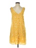 Everly 100% Polyester Yellow Casual Dress Size S - photo 1