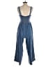 Z Supply Chevron-herringbone Blue Jumpsuit Size S - photo 2