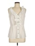 Spense Ivory Sleeveless Blouse Size M - photo 1