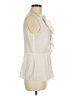 Spense Ivory Sleeveless Blouse Size M - photo 4