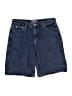 Edikted 100% Cotton Blue Denim Shorts Size L - photo 1