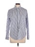 Everlane Stripes Blue Long Sleeve Button-Down Shirt Size 8 - photo 1