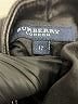Burberry 100% Leather Black Leather Pants Size 12 - photo 6