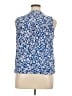 Gap 100% Rayon Blue Sleeveless Blouse Size XL - photo 2