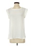 J.Crew 100% Polyester Ivory Sleeveless Blouse Size 4 - photo 1