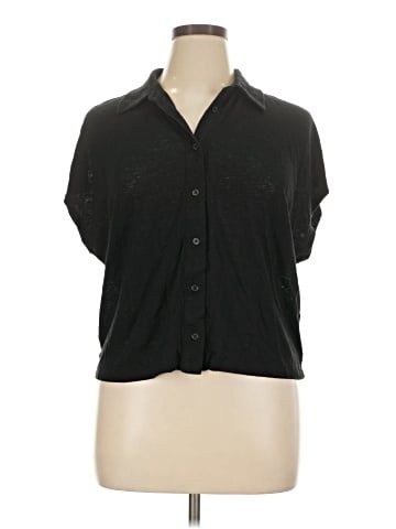 Banana Republic Factory Store Short Sleeve Blouse (view 1)