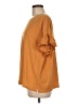 Peruvian Connection 100% Cotton Orange Short Sleeve Top Size M - photo 5