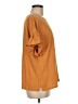Peruvian Connection 100% Cotton Orange Short Sleeve Top Size M - photo 4